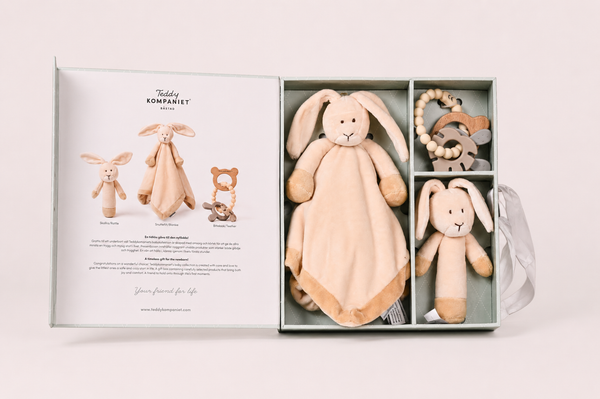 Бебешки подаръчен комплект Зайче Beige 0+ Gift Box Bunny Beige