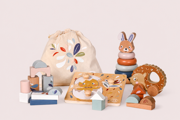 Дървена кутия с играчки „My First Toy Box“