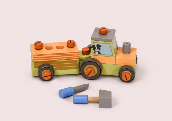 Конструктор трактор с ремарке (Buildable Tractor)