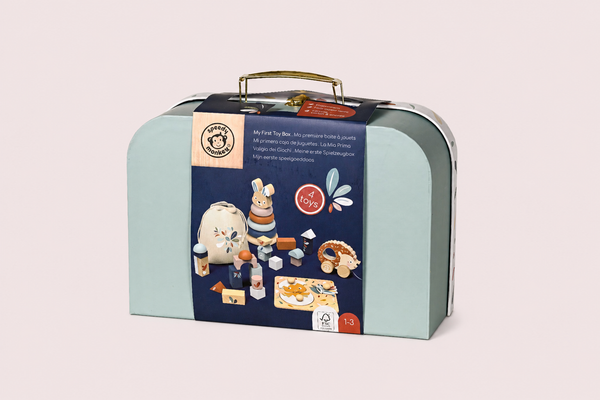 Дървена кутия с играчки „My First Toy Box“